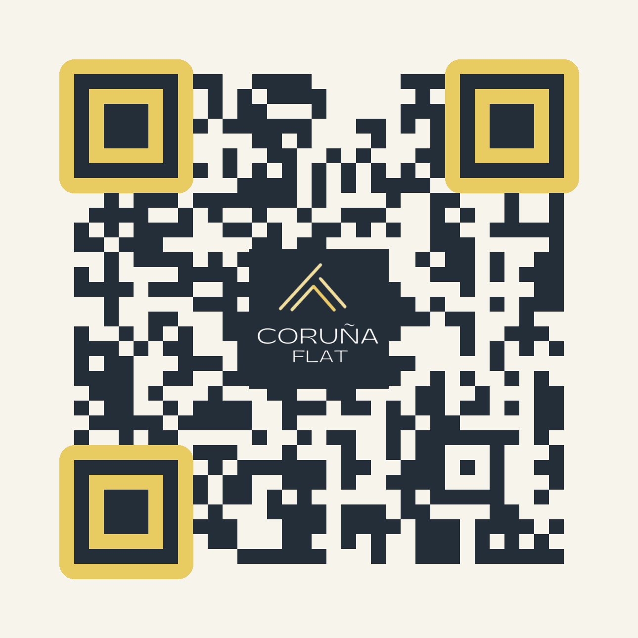 Código QR de Coruña Flat