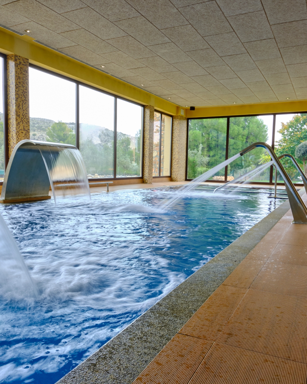 Detail of pool jets area