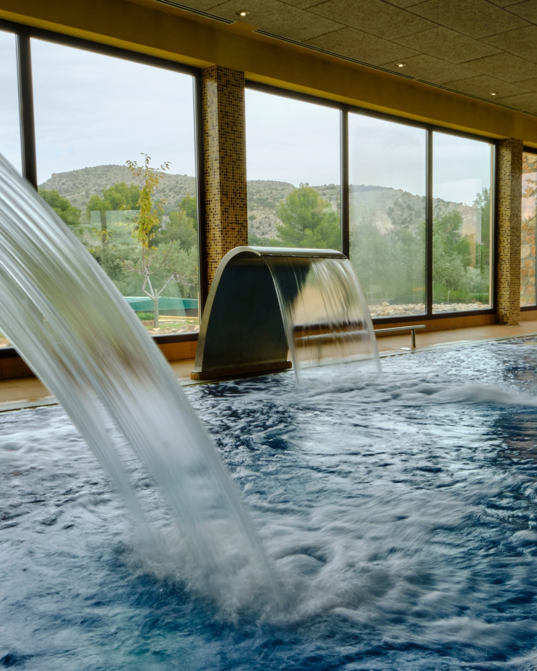 View of the sauna or Turkish bath area