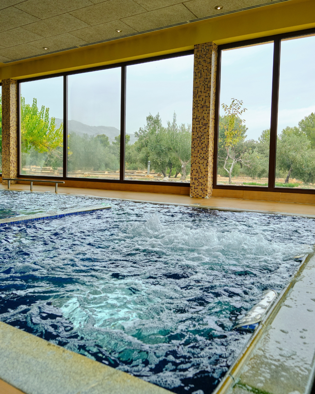 Relaxing ambiance in treatment room