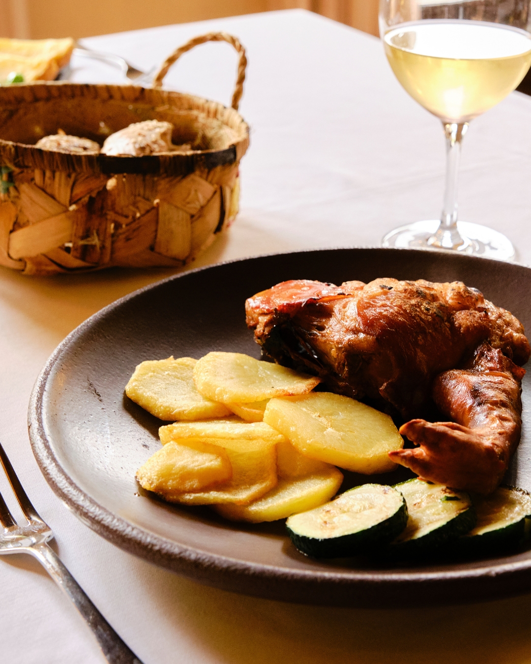 Primer plano de tapa gourmet